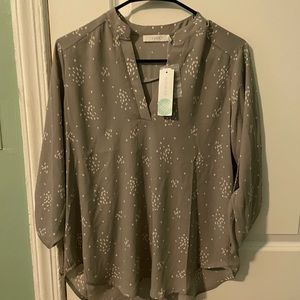 Lush Grey Blouse